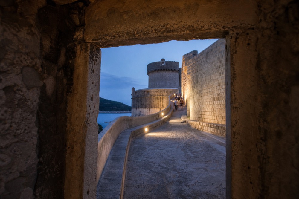 The city walls near Minčeta Tower, which doubled as the House of the Undying